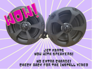 Jet Kart Rentals Now Have Speakers