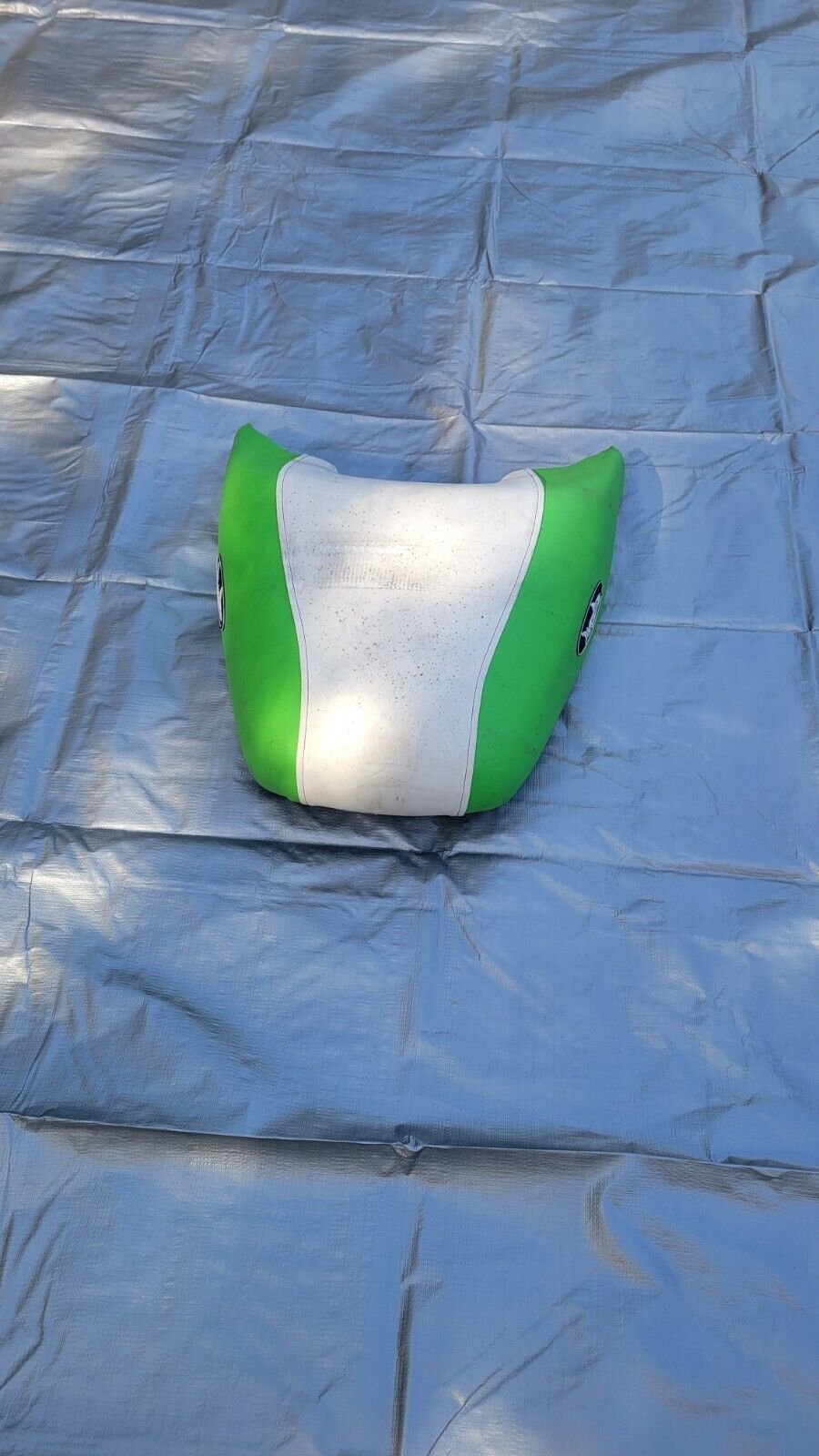 2006 Kawasaki STX-15F Rear Seat Passenger Foam OEM Blacktip White Green Cover