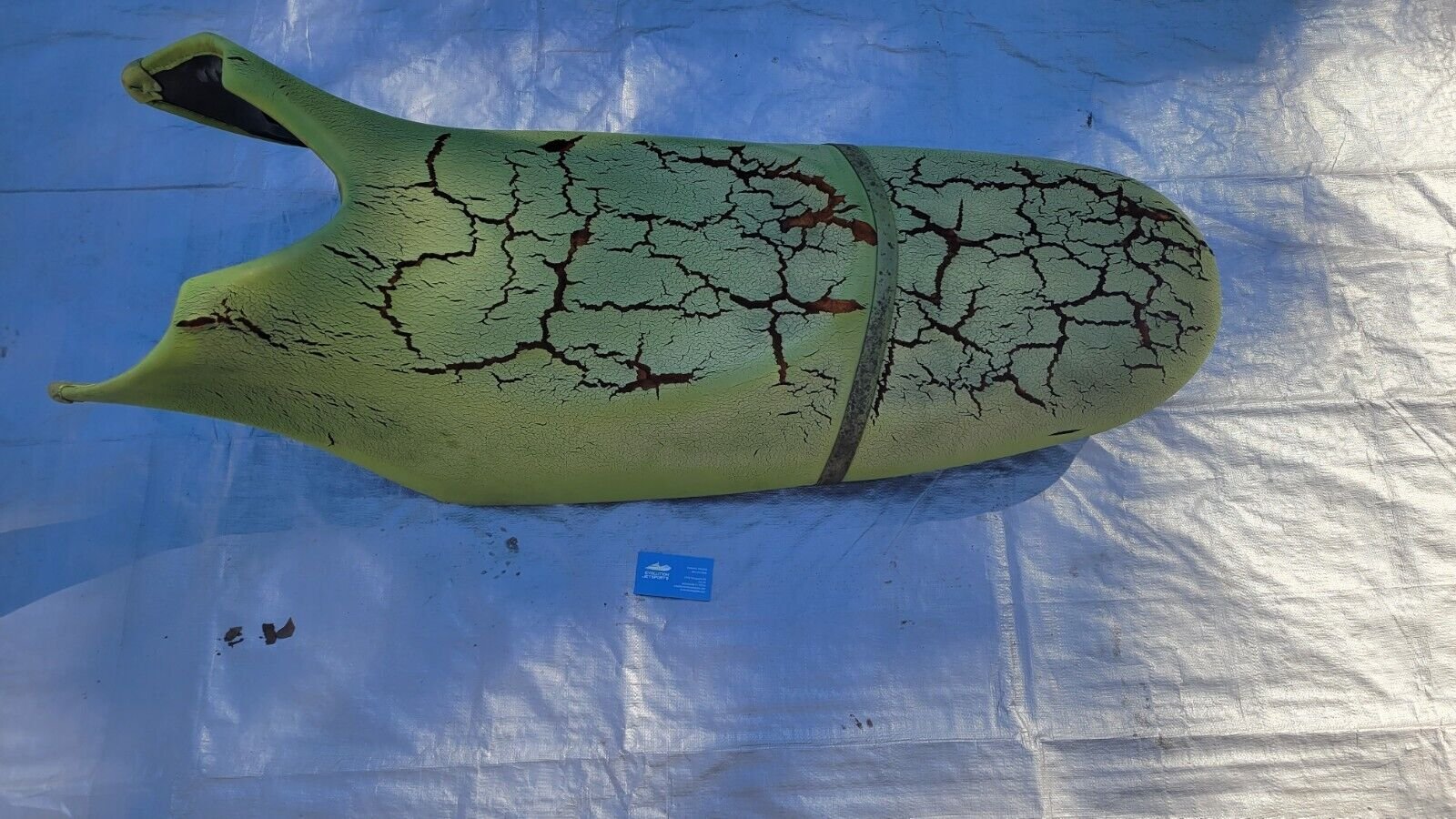 2005 Seadoo RXP 215 Green Seat Saddle Cushion Assembly Damaged Cover
