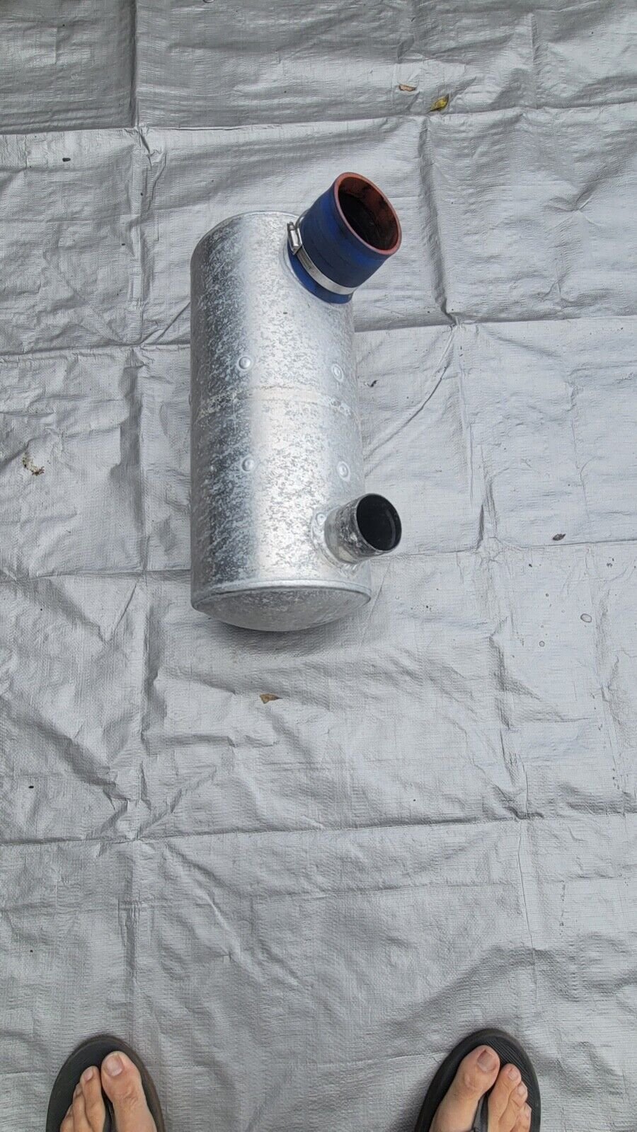 2007 Ultra 250X Exhaust Muffler Water Box