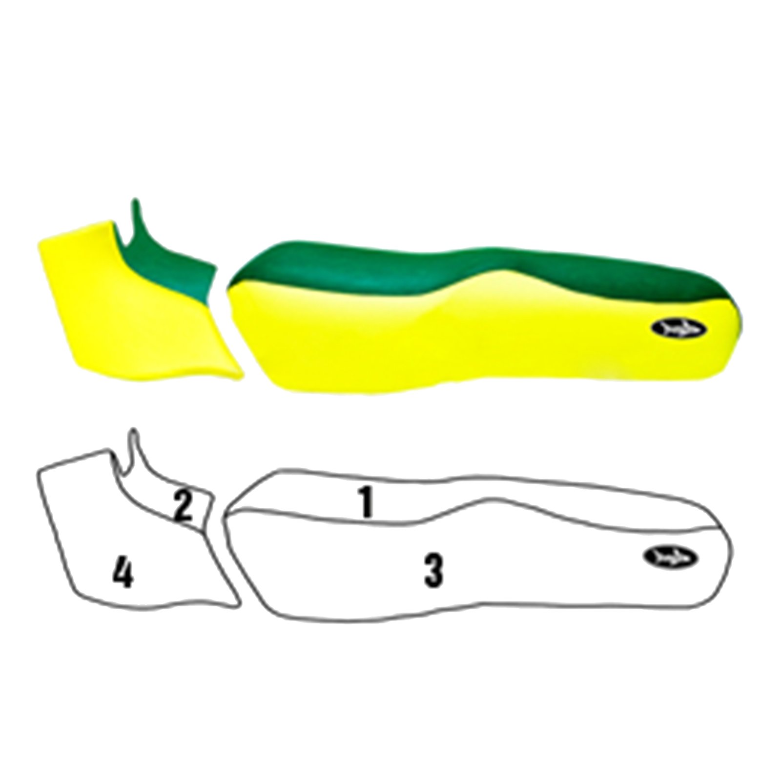 Blacktip Seat Cover for Sea-Doo Touring 1990-1991 GT/1992-2000 GTS/1992-1995 GTX/1996 GTI