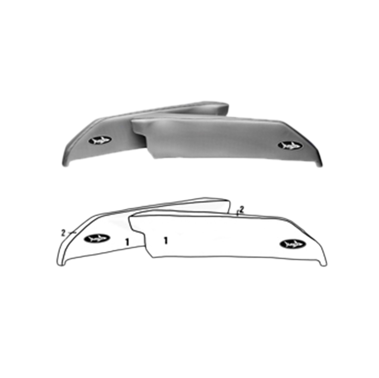 Blacktip Jetsports Seat Cover for Kawasaki 1987-1993 650SX