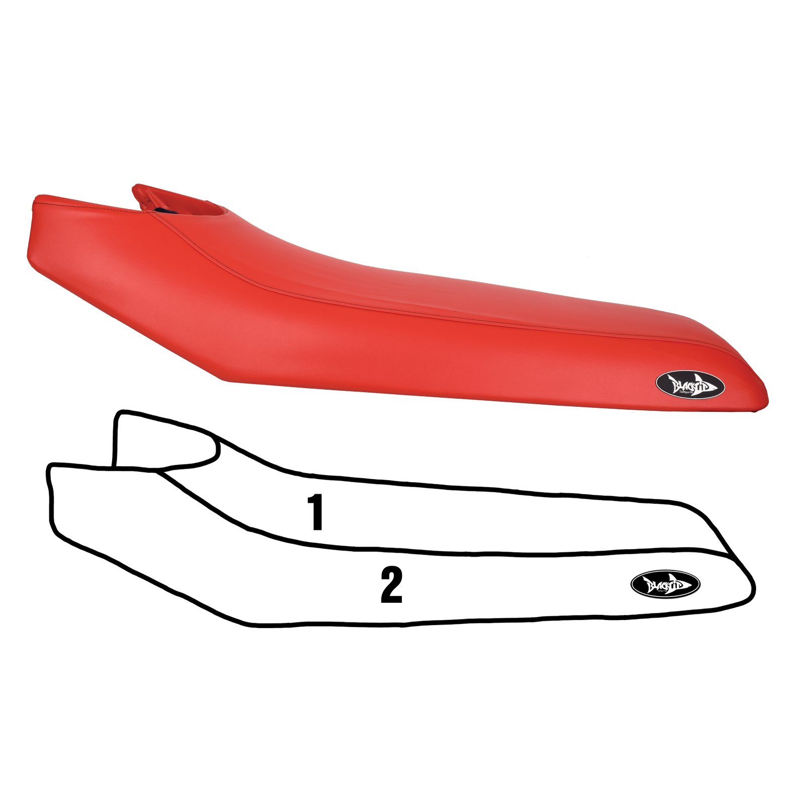 Blacktip Jetsports Seat Cover for Polaris 1992-1995 SL 650/1996-1997 SL 700/1993-1995 SL 750/1995 SLX 780/1996 SL780