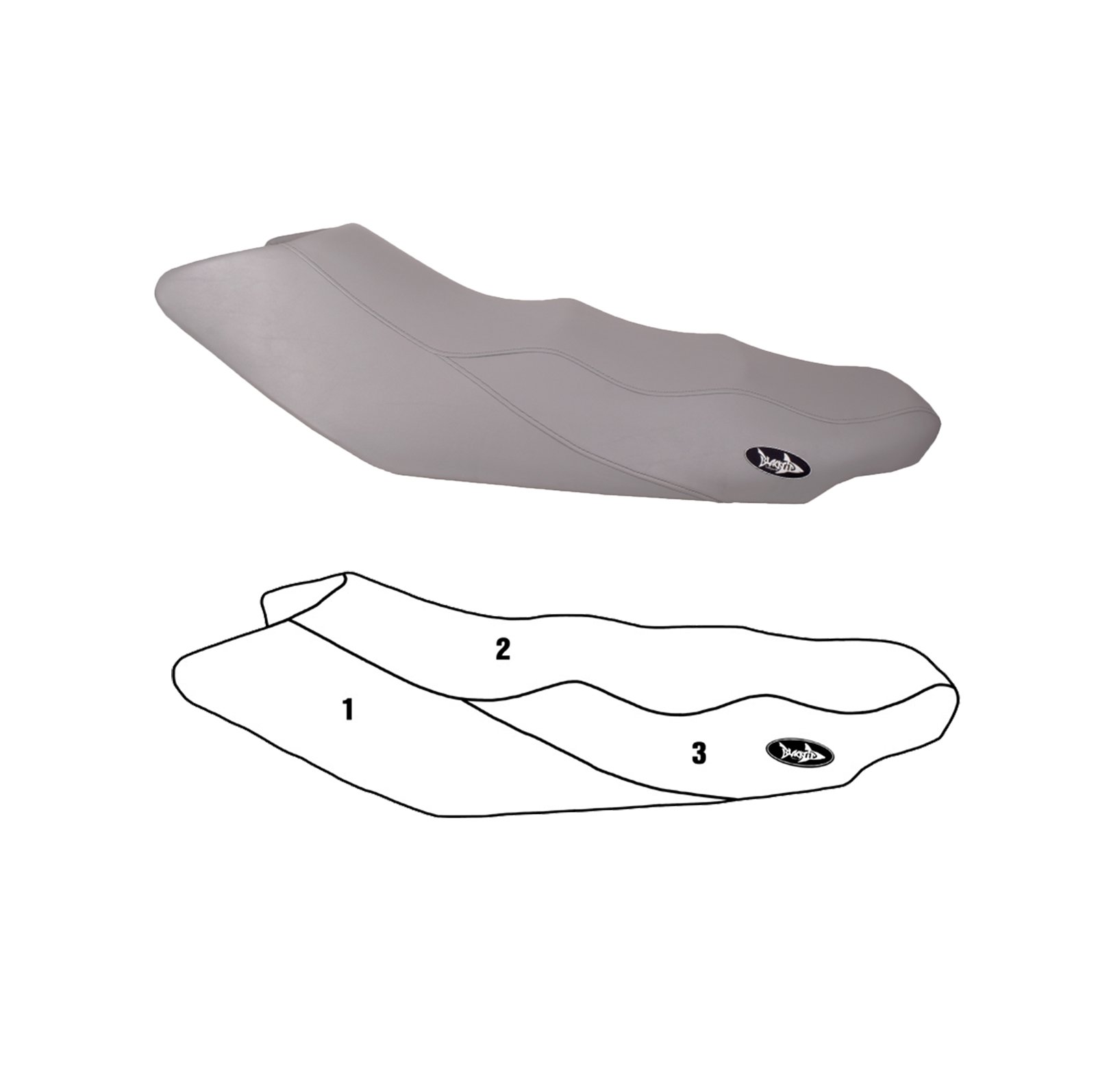 Blacktip Jetsports Seat Cover for Yamaha 2005-2009 VX110, VX110 Sport, VX110 Deluxe (not Cruiser models)