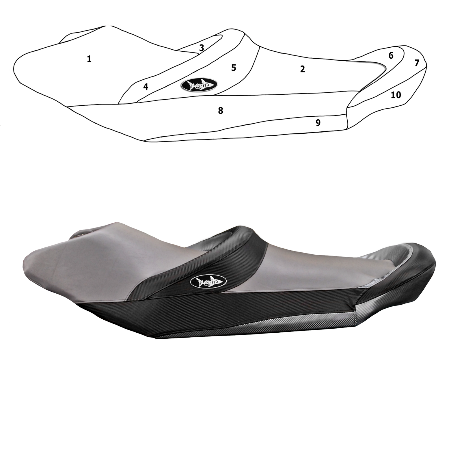 Blacktip Jetsports Seat Cover for Yamaha 2006 – 2009 VX Cruiser