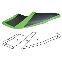 Blacktip Jetsports Seat Cover for Yamaha 2011-2014 VXR