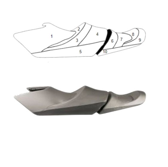 Blacktip Jetsports Seat Cover for Yamaha FX Cruiser HO/FX Cruiser SHO 2012 2013