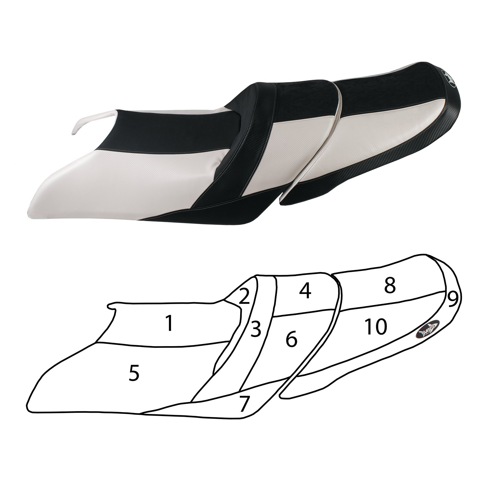 Blacktip Jetsports Seat Cover for Yamaha 2015 2016 2017 2018 VXR GP1800