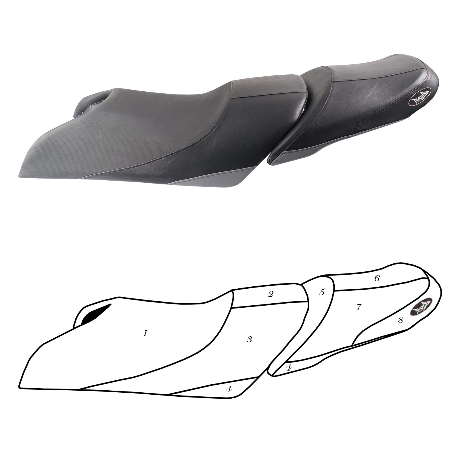 Blacktip Jetsports Seat Cover for Yamaha VXS VXS Deluxe 2015 2016 2017 2018