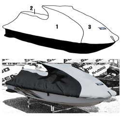Watercraft Superstore Custom Storage Cover for Yamaha 1998-1999 Wave Runner XLT 760/1998 XL 1200/1999-2004 XL 701