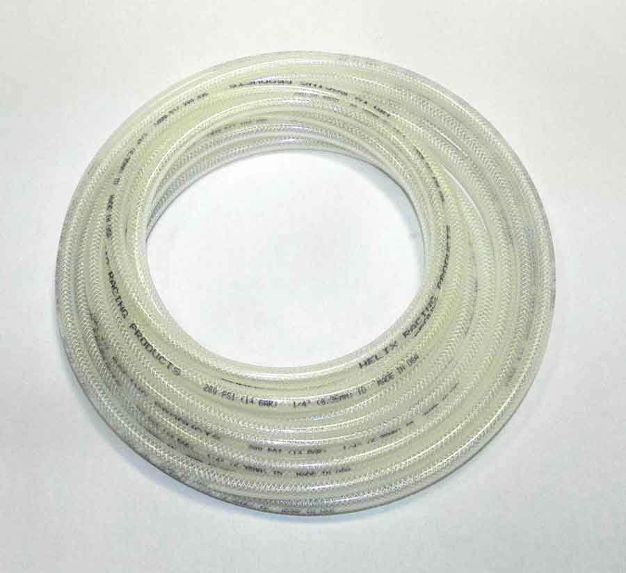 Helix Hose Polyeurethane Braided 1/4” x 25′