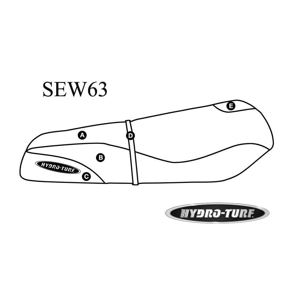 Hydro-Turf Seat Cover for Kawasaki ST / STS / 750 STX 900 STX (Pre 99)