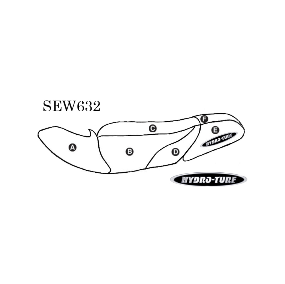 Hydro-Turf Seat Cover for Kawasaki 1100 STX (98-99)