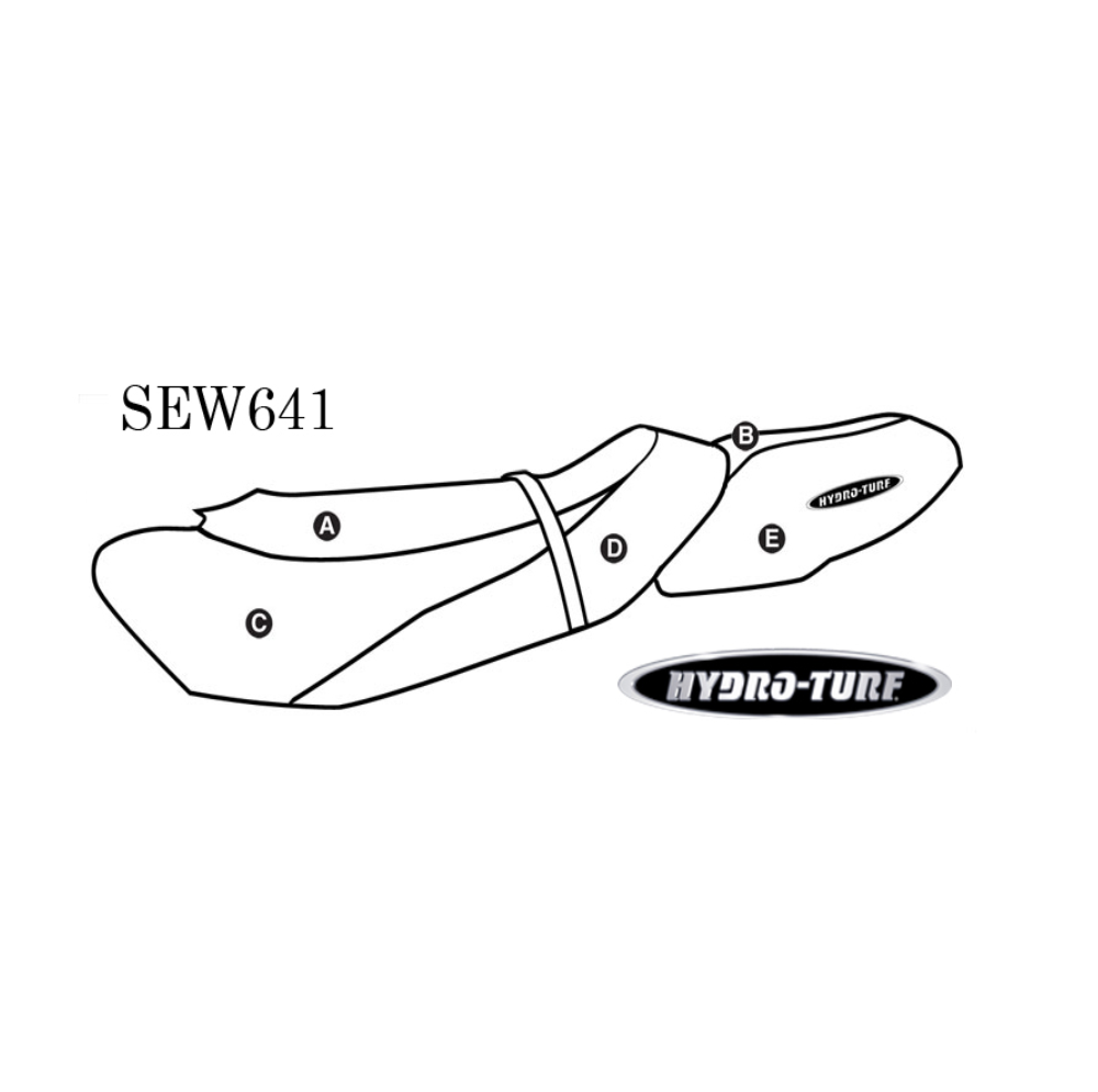 Hydro-Turf Seat Cover for Kawasaki STX-12F (06-07) / STX-15F (06-16)