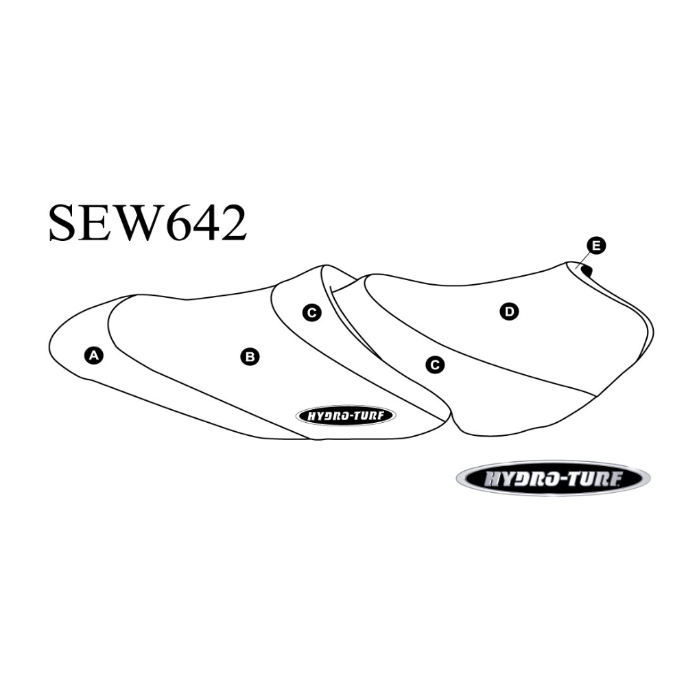 Hydro-Turf Seat Cover for Kawasaki STX-160 / STX-160X