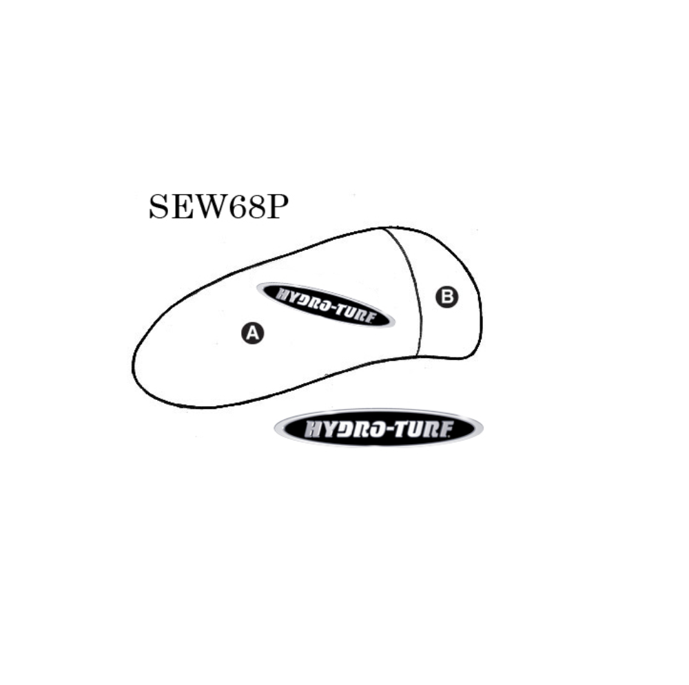 Hydro-Turf Chinpad Cover for Kawasaki 800 SX-R