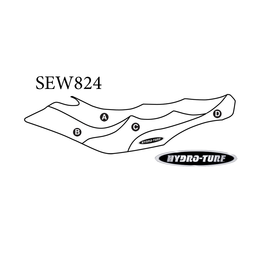 Hydro-Turf Seat Cover for Sea-Doo GTI 4-Tec (06-08) / GTI 130 155 Wake 155 (09-10)