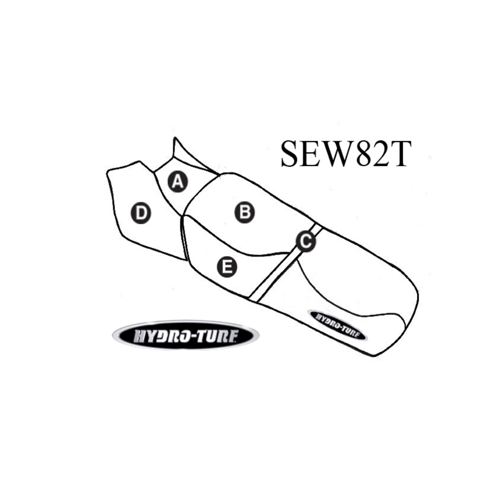 Hydro-Turf Seat Cover for Sea-Doo GTI (96) Optional Touring Seat