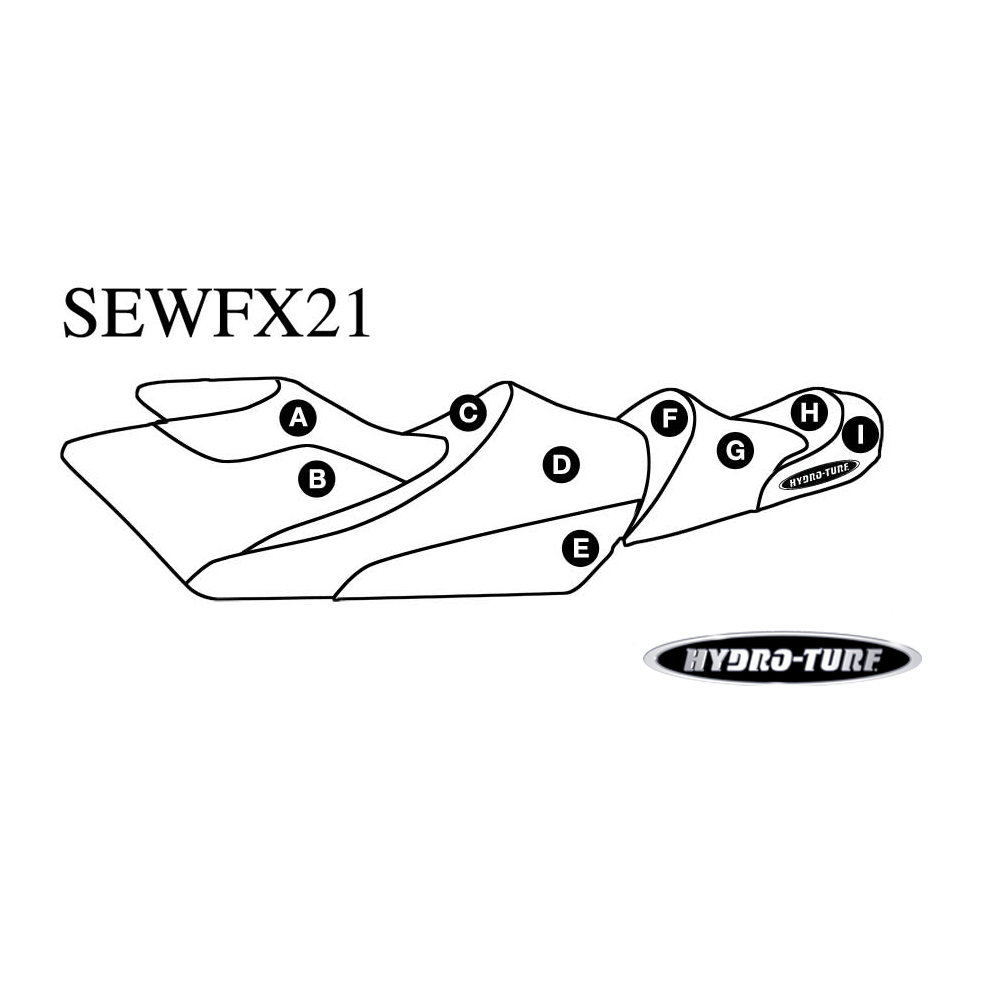 Hydro-Turf Seat Cover for Yamaha FX Cruiser HO SHO (12-13)