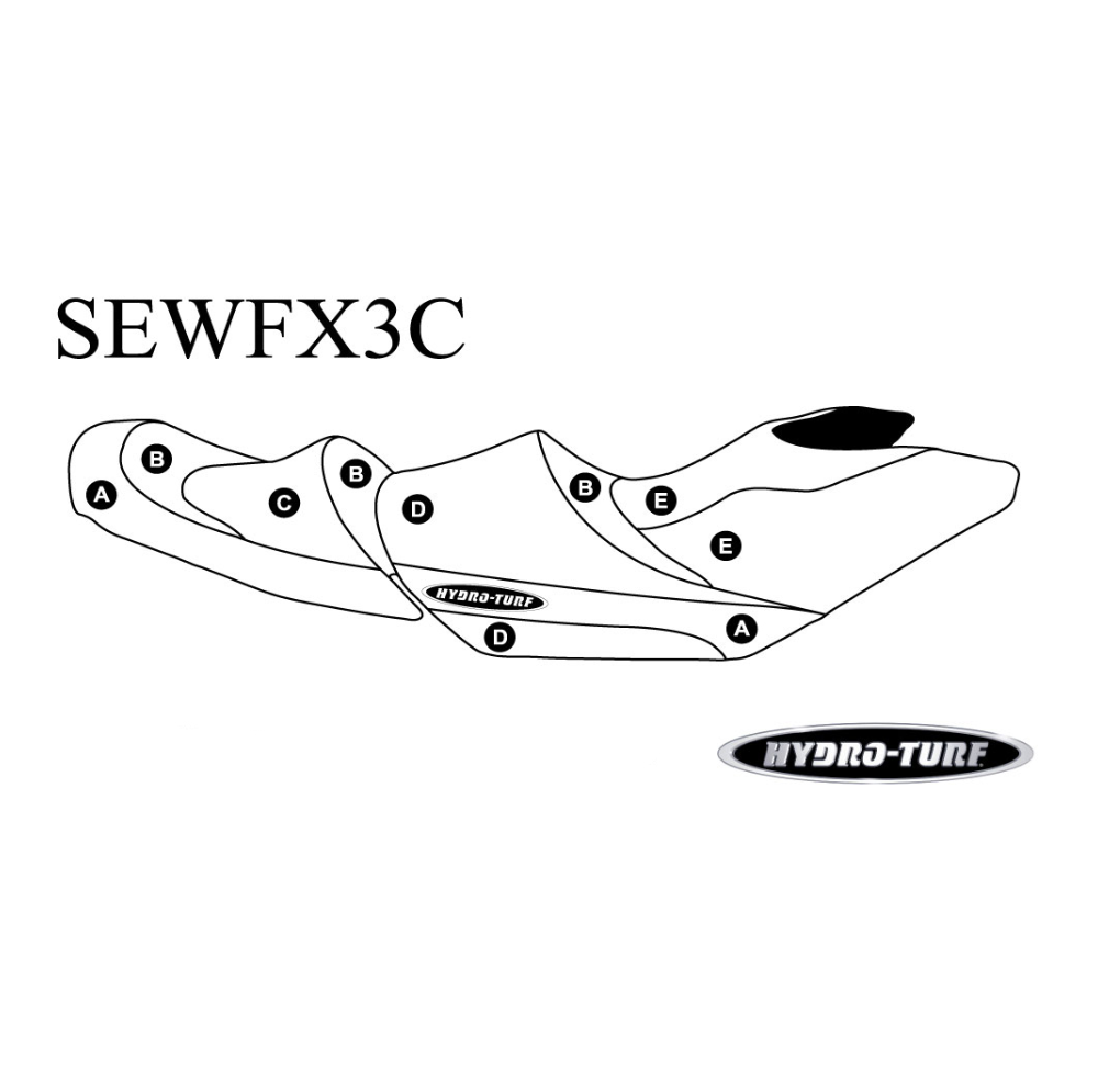 Hydro-Turf Seat Cover for Yamaha FX Cruiser HO SVHO Ltd. (19-20)