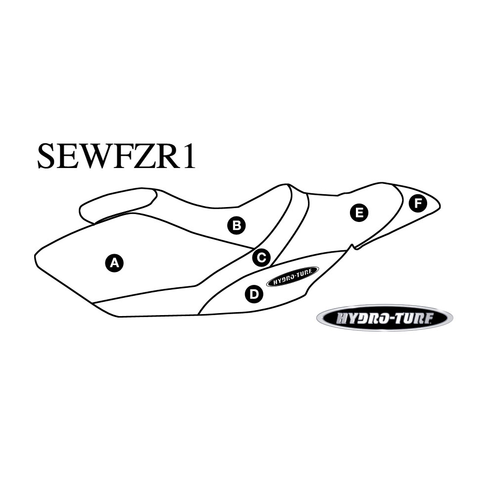 Hydro-Turf Seat Cover for Yamaha FZR (12-16)