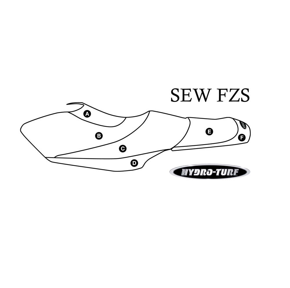 Hydro-Turf Seat Cover for Yamaha FZS (09-16)
