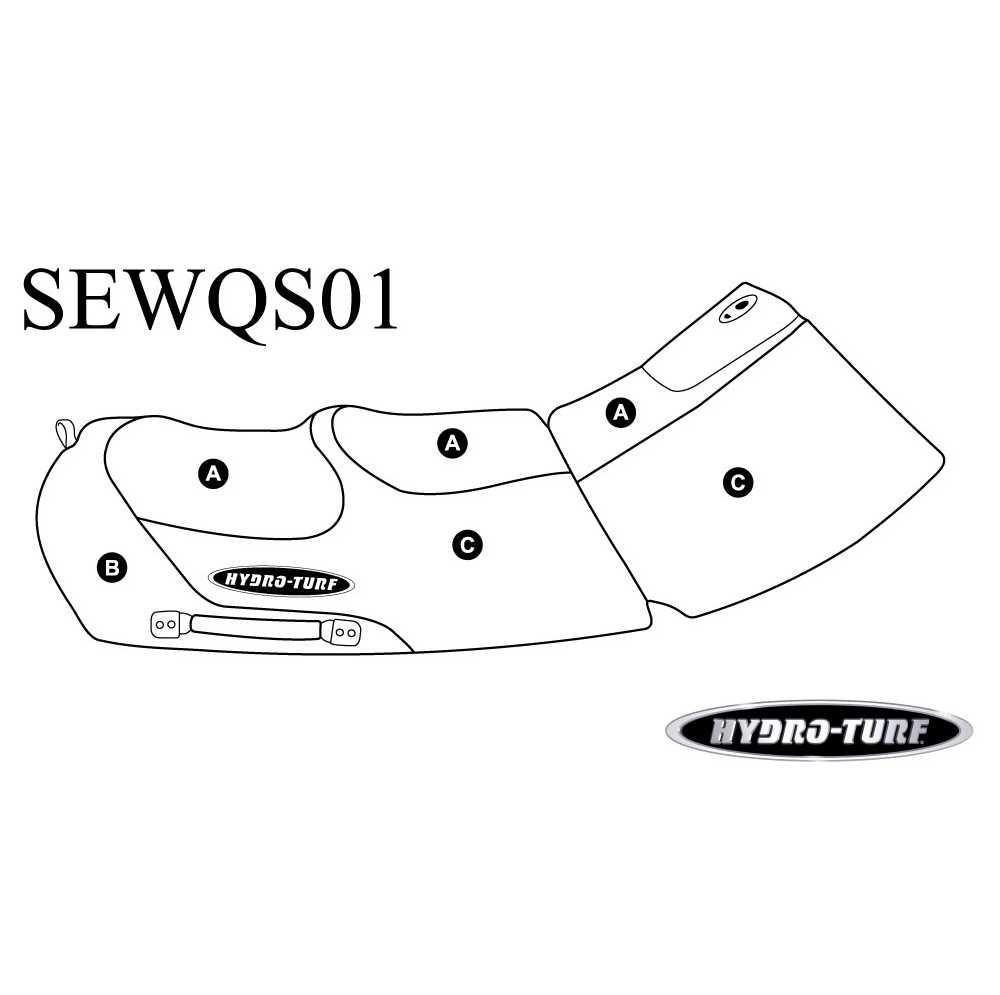 Hydro-Turf Seat Cover for Gibbs QuadSki XL (14-16)