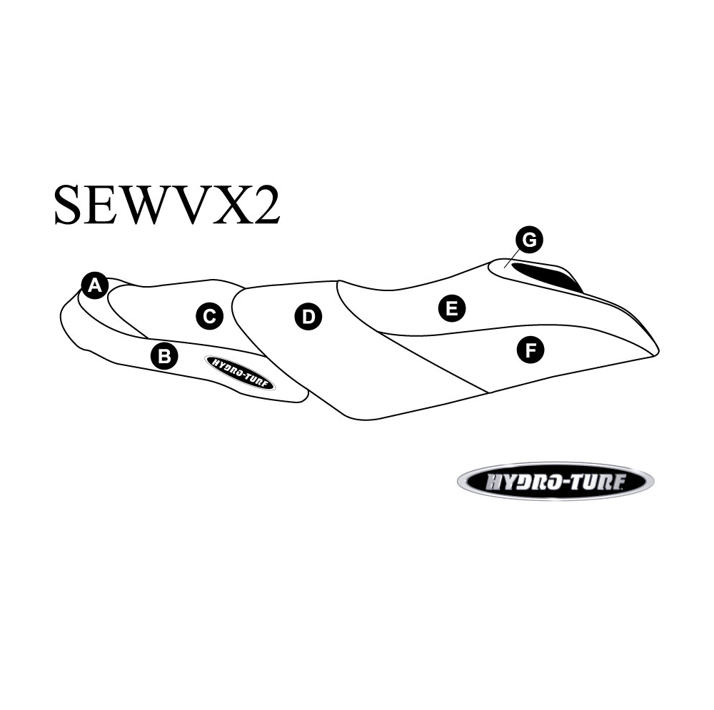 Hydro-Turf Seat Cover for Yamaha VX, VXS, VX Deluxe