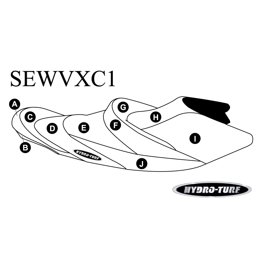Hydro-Turf Seat Cover for Yamaha VX Cruiser (10-14)