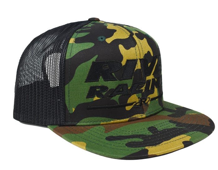 Riva Racing Classic Trucker Podium Hat - Black/Camo 6 RIVA Racing Classic Trucker Podium Hat - Black/Camo - Image 4