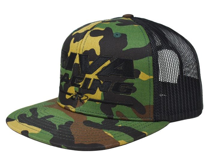 Riva Racing Classic Trucker Podium Hat - Black/Camo 2 camo podium c rr9360 23 camobk