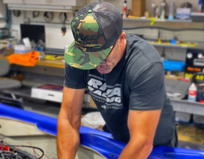 Riva Racing Classic Trucker Podium Hat - Black/Camo 8 RIVA Racing Classic Trucker Podium Hat - Black/Camo - Image 6