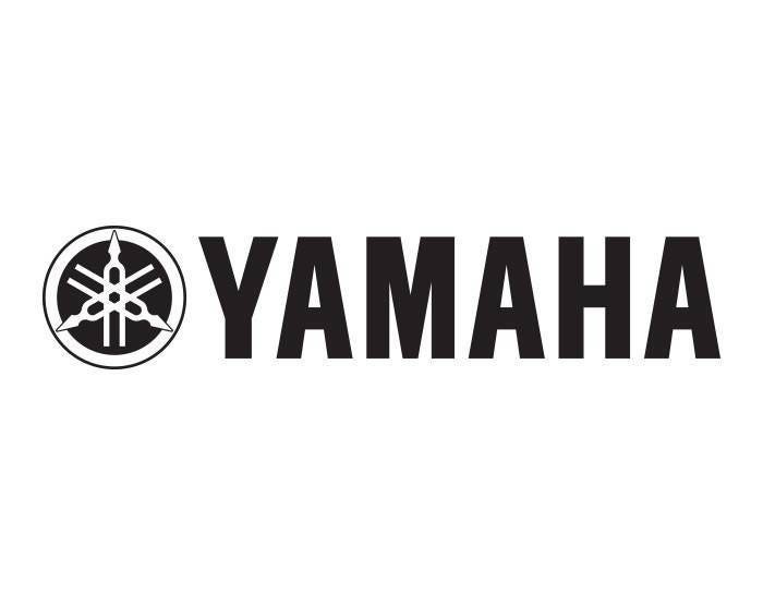 Yamaha 12″ Decal Sticker – Black