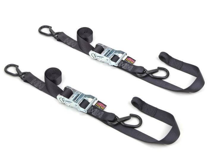 1-1/2″ Fat Straps, Soft Stye, Secure Hooks – 6ft – Black