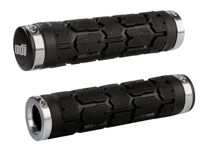 Odi Rogue Lock-On Grips, 130Mm, No Flange, Black W/Silver Clamps 2 f144957103 qamom5hnwj79i3yo