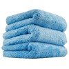 Chemical Guys Ultra Edgeless Microfiber Towel – 16in x 16in – Blue – 3 Pack