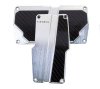 NRG Brushed Aluminum Sport Pedal A/T – Silver w/Black Carbon