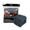 Chemical Guys Ultra Edgeless Microfiber Towel – 16in x 16in – Black – 3 Pack