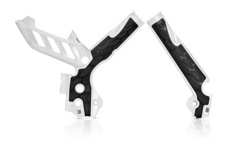 Acerbis 11-16 KTM SX125/150/SX250/XC/ SX-F/XC-F/ EXC/XC-W/XCF-W Frame Guard X Grip – White/Black