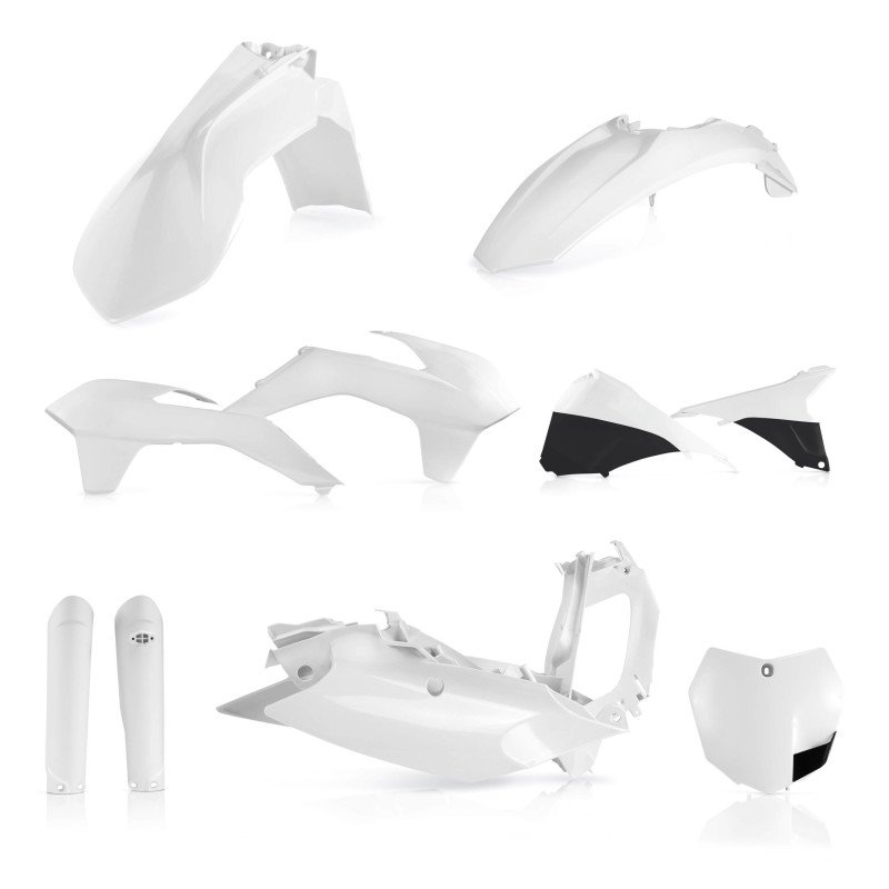 Acerbis 15-16 KTM SX125/150/ SX250/XC/ SX-F/XC-F Full Plastic Kit – White