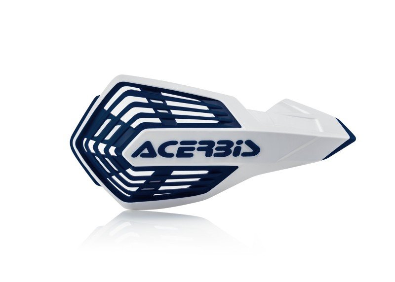 Acerbis X-Force Handguard – White/ Dark Blue