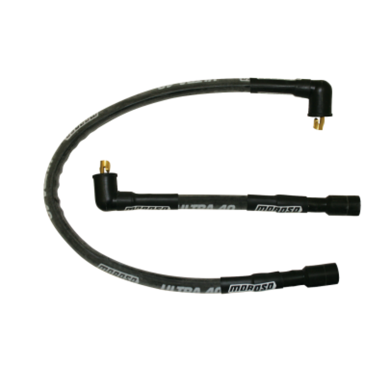 Moroso 85-96 Harley-Davidson FLT/FLHT/FLHR/FLTR/FLHS Sleeved Ultra 40 Wire Set – Black