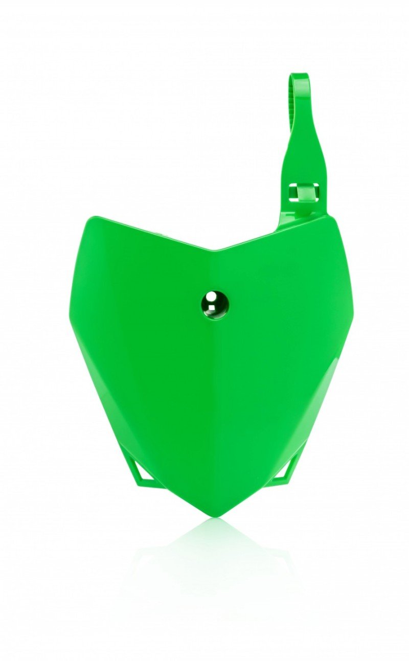 Acerbis 10+ Kawasaki KLX110/110L Front Number Plate – Green