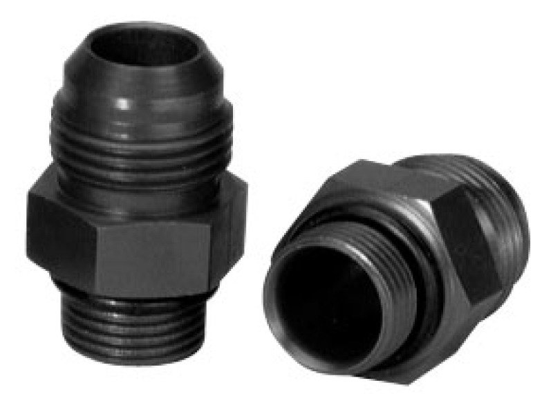 Moroso Dry Sump/External Oil Pump Fitting -10An to -12An w/O-Ring – Aluminum – 2 Pack