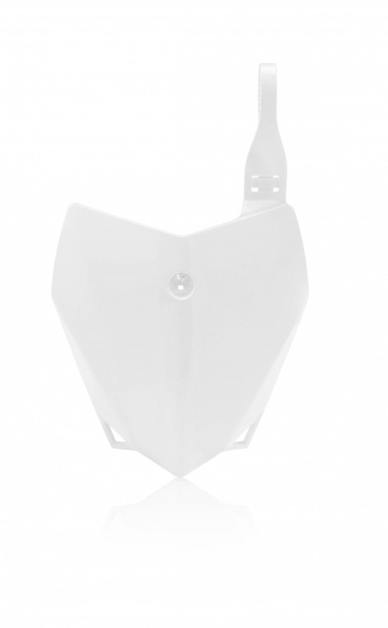 Acerbis 10+ Kawasaki KLX110/110L Front Number Plate – White