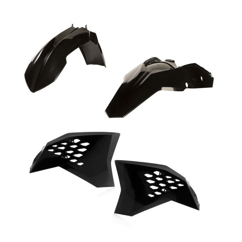 Acerbis 08-11 KTM XC-W/ EXC450/530 Plastic Kit – Black